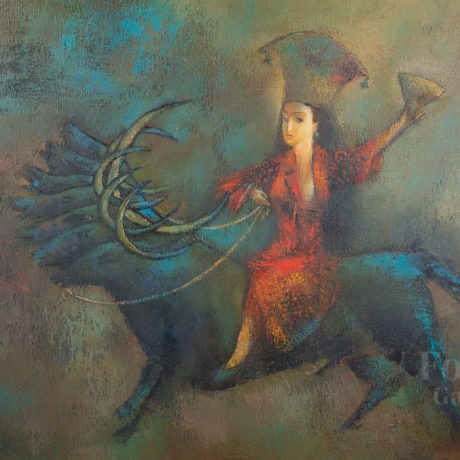 "Всадница", художник Владимир Григорьян